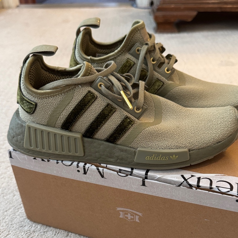 adidas Olive Green Athletic Shoes